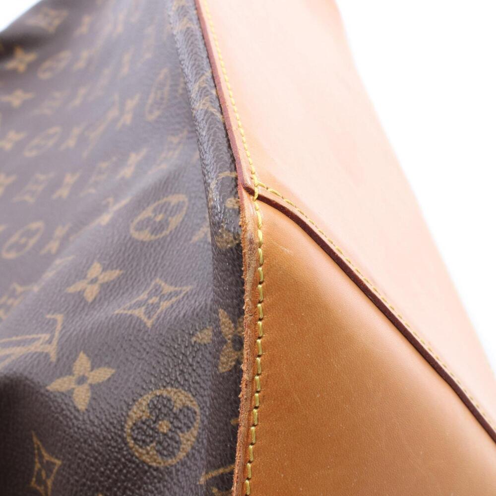 LOUIS VUITTON Authentic Brown Monogram Leather Tote Bag - Picture 9 of 9